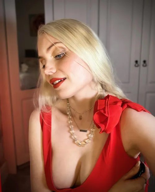 I hope I catch you looking down my dress