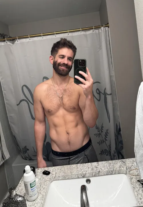 I hope I look good smiling