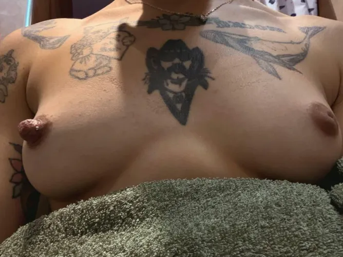 I hope my nantural boobs can make your day a better one