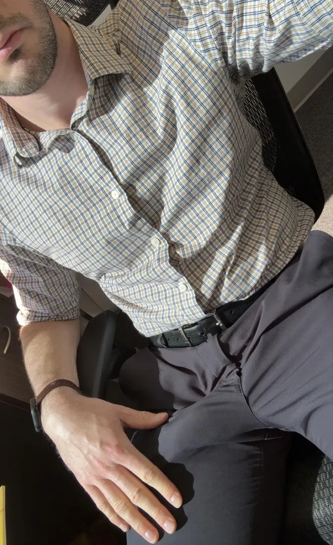 I hope no one notices the bulge...