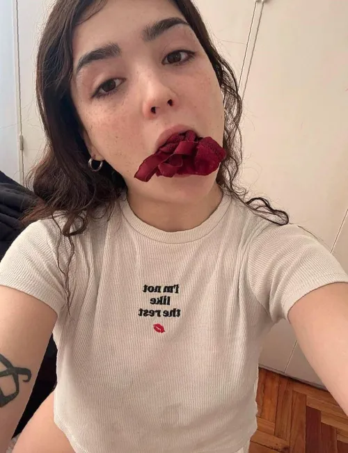 I just stuffed my unwashed panty inside my mouth, do I look hot now, lols they smell a bit but yeah just trying to impress yall doing weird stuffs