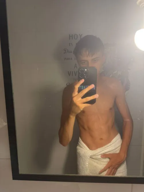 I like that they look at me when I take a shower