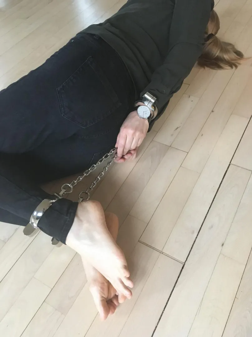 I love a steel hogtie - one of my favorite ways to do selfbondage