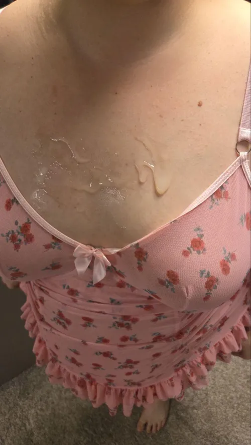 I love it all over my tits