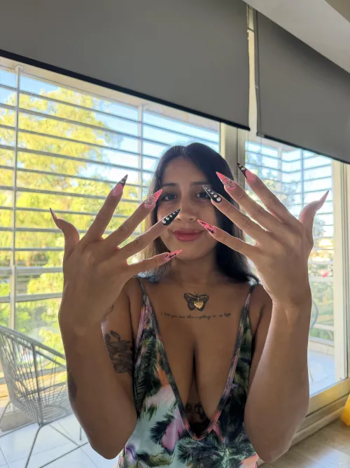 i love my expensive nails