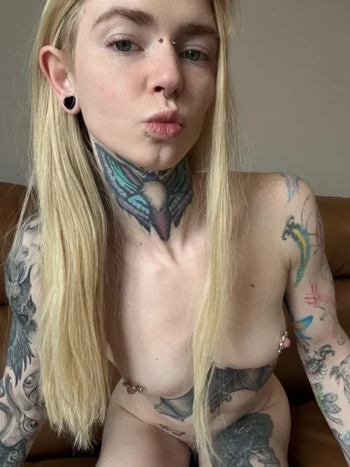 I love pain, that's why I have so many piercings