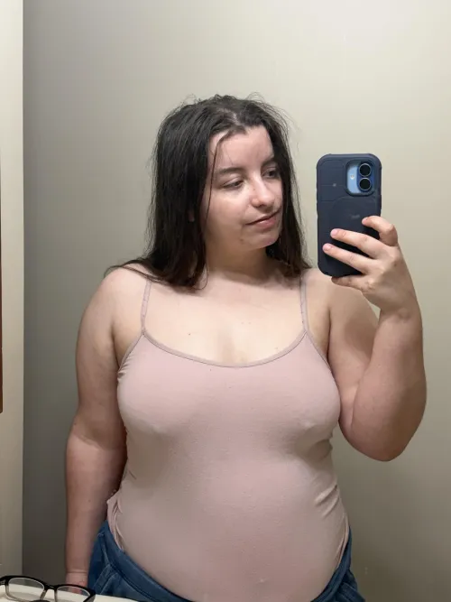 I love seeing pokies when I wear tank tops