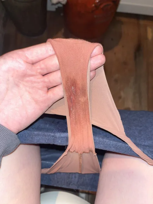 I love smelling my panties after I’ve made a mess of them