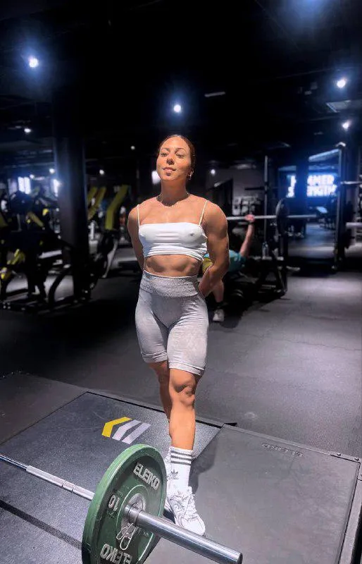 I love that my nipples are visible at the gym