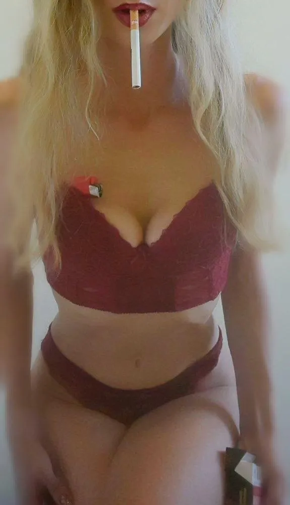 I love the power I have over you with just my lips and cigarette!