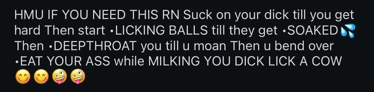 I NEED STRAIGHT DL BROS AS FRIENDS SO THEY CAN HMU WHEN THEY NEED HEAD SO I CAN HELP THEM WITH IT 