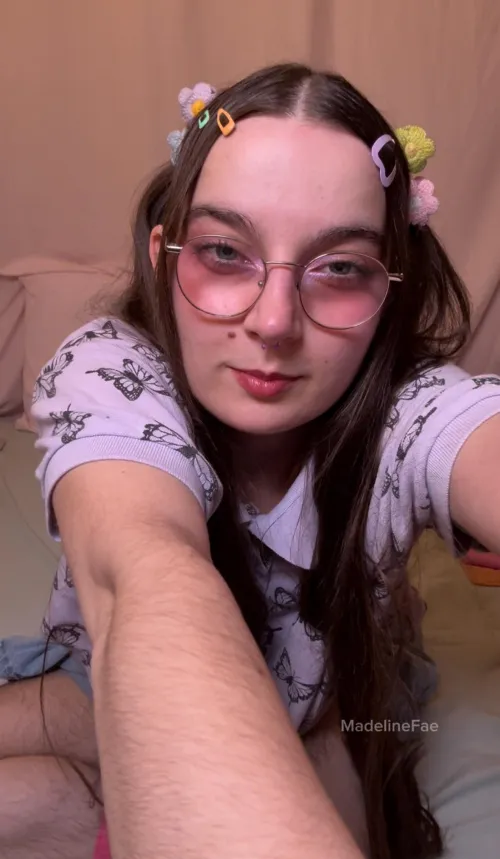 I never really thought about the hair on my [arms] until a boy at school pointed it out to me in a hateful way. Luckily, I don’t think about it much now either except to stop and admire it