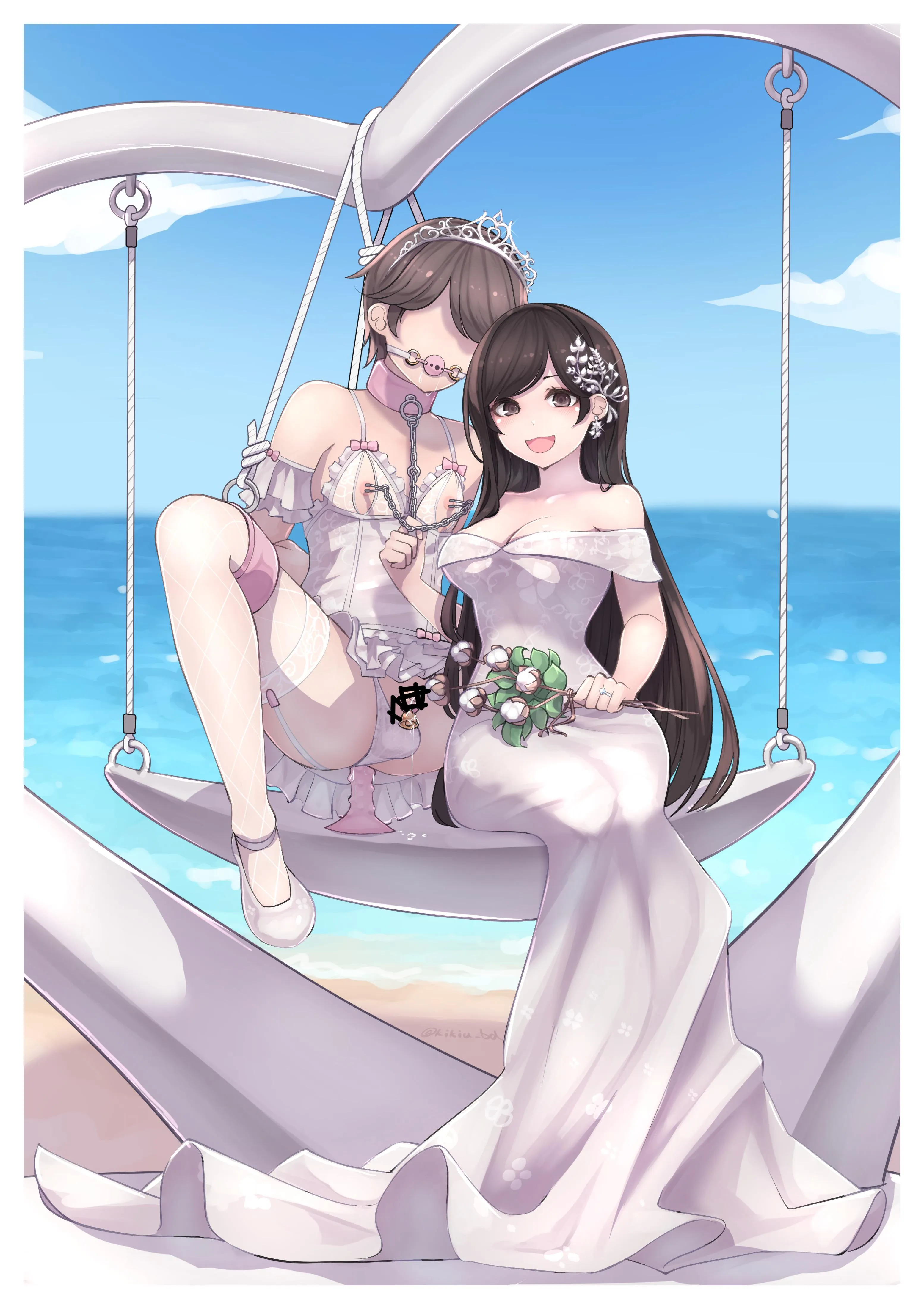 I now pronounce you, boy wife and wife