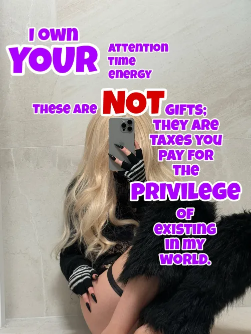 I Own Your Energy. It's Not a Gift.