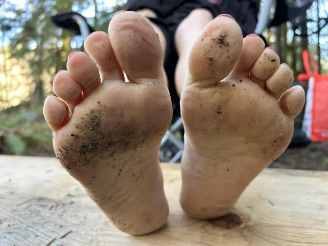 I played outside today. Who's helping me clean up?