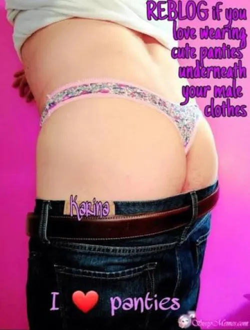 I prefer wearing a skirt but not always possible