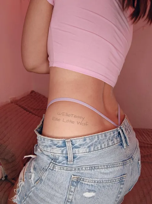 I pulled it up extra high today.. all because I know you love it