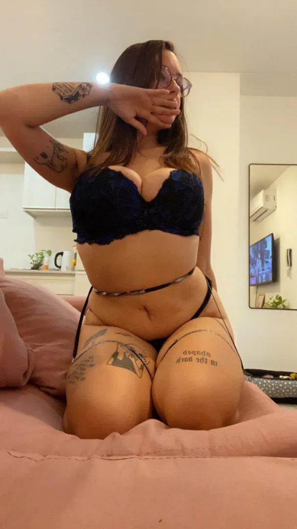 I put on my new lingerie. How does it look?