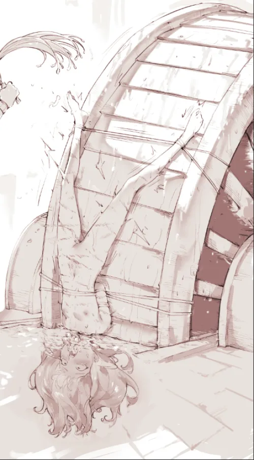 I really wish I'd get snuffed while bound to a water wheel while people watch me