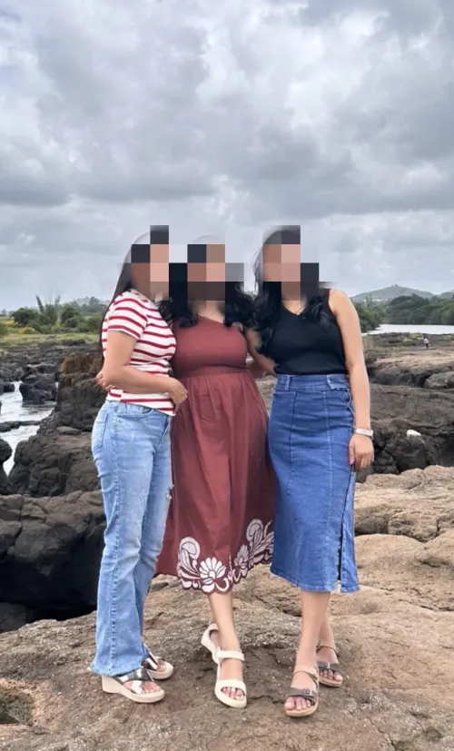 I saw middle one nude