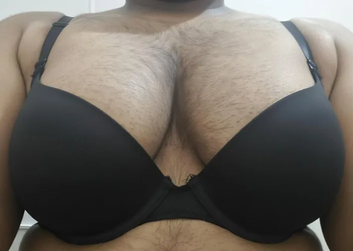 I think all of you will want me to remove my bra?