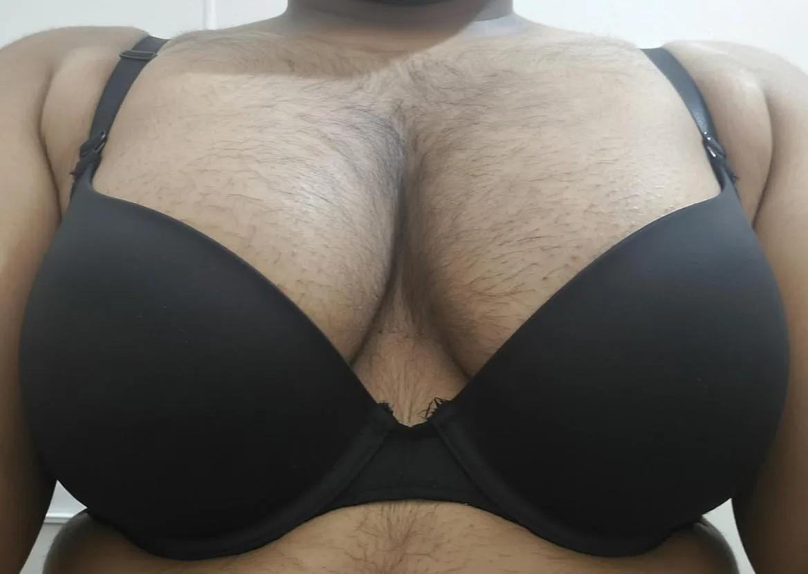 I think all of you will want me to remove my bra?