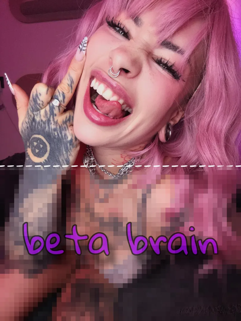I think censored photos is perfect for loser with beta brain