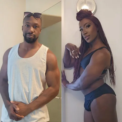 I thought I'd post a more risqué before and after here