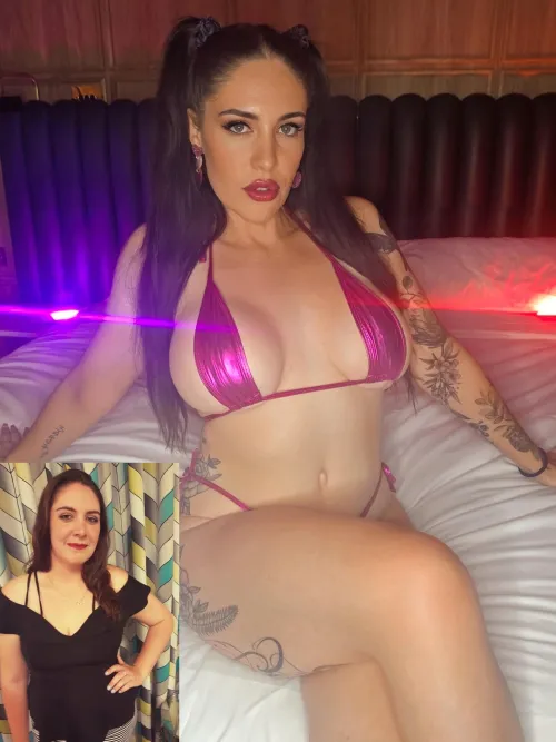 I totally love my Bimbofication so far   what do you think?? 