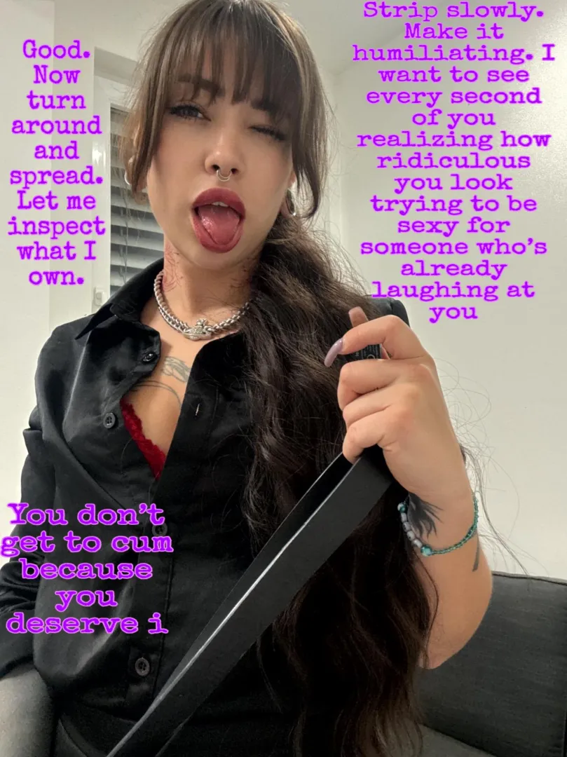 I want to see you try to be sexy while I'm literally laughing at you!