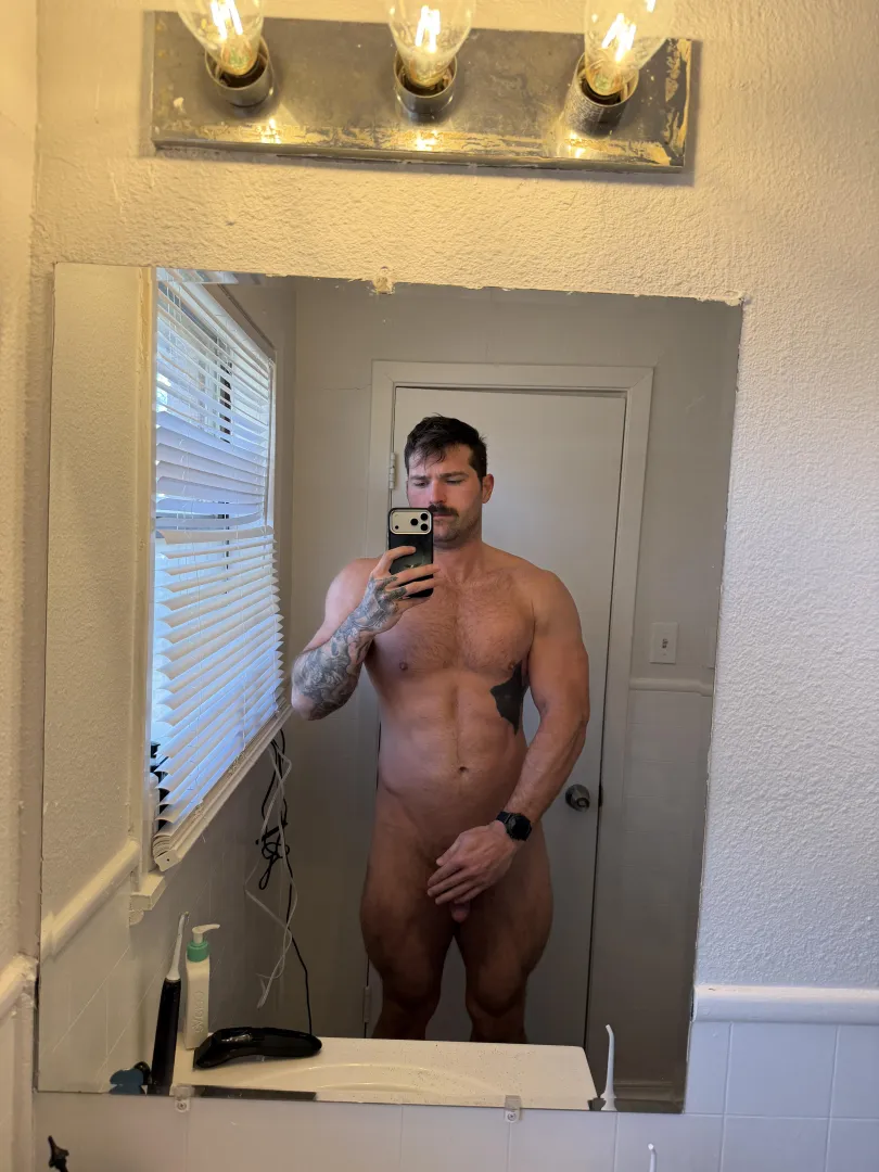 I was gonna cover up but figured I’d let your imagination work a little