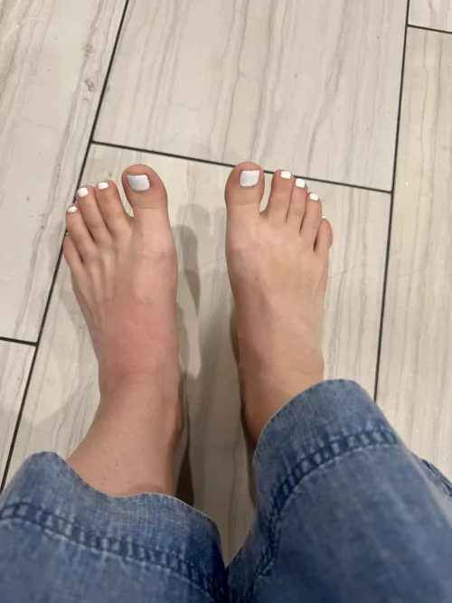 I went with white toes, thoughts?