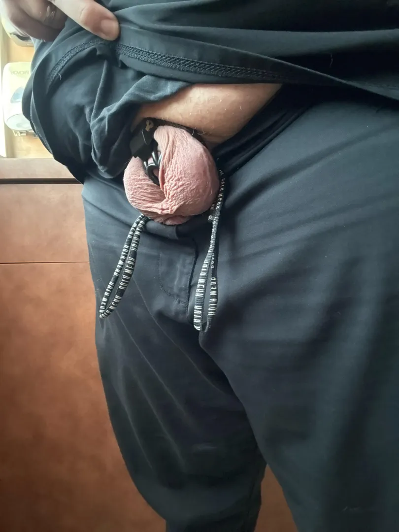 I wonder if the people I work with know I’m caged?