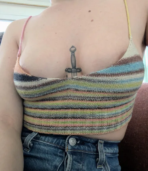 I-cord straps always stretch more than I plan for