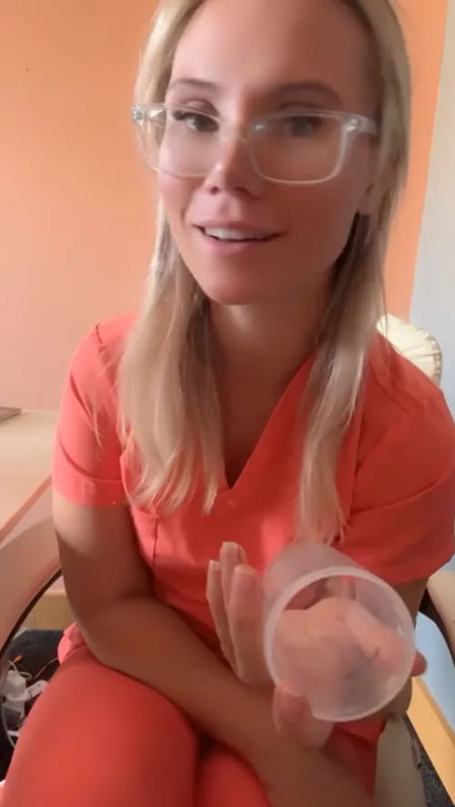 If I walked in with my scrubs half undone… what would you say first?