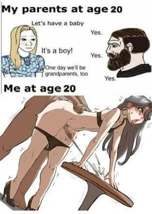 If only they knew there boy would never have kids 