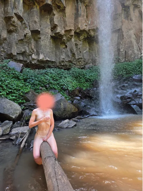 If trees could talk, this one would blush. Anyone coming in for a swim?