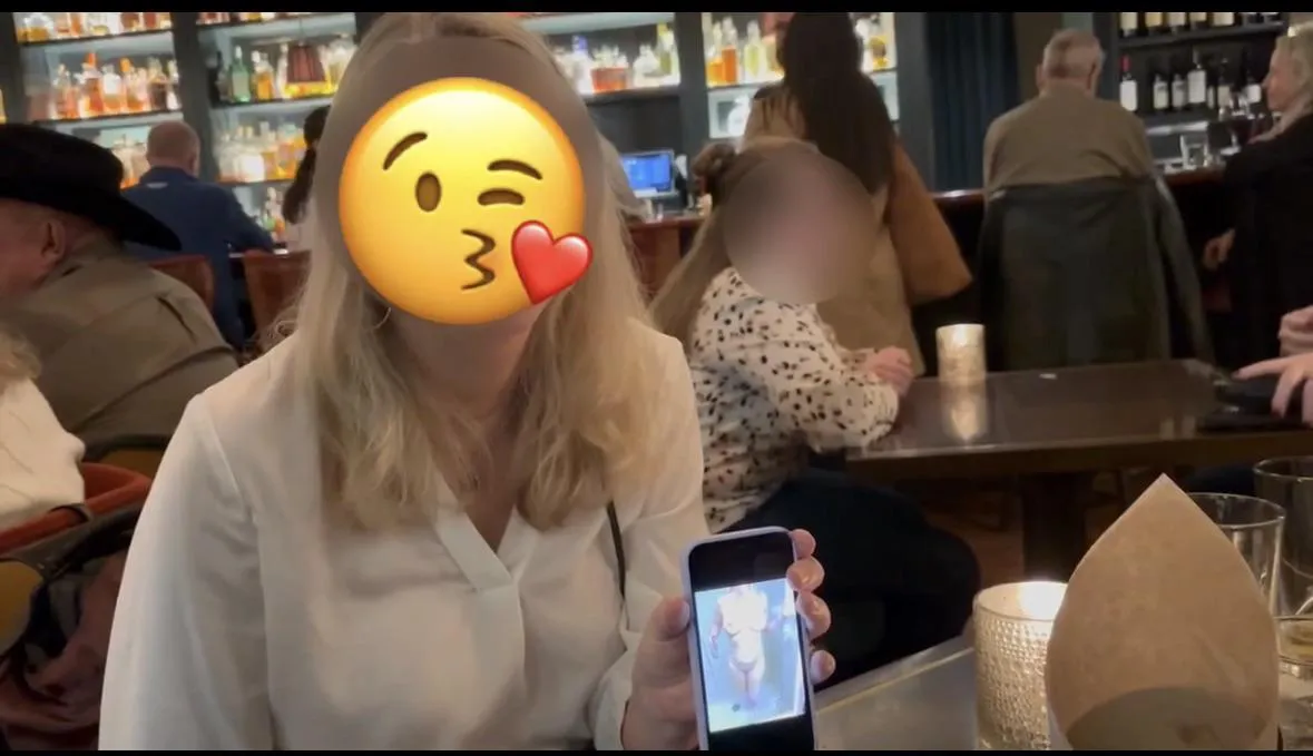 If you look closely…you might notice that I’m not wearing a bra in either pic! 