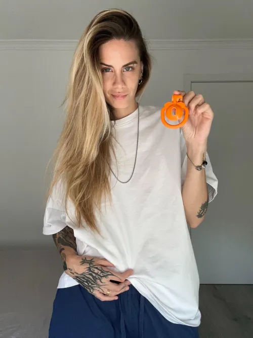 If you misbehave, I’ll break the key and you’ll stay locked forever