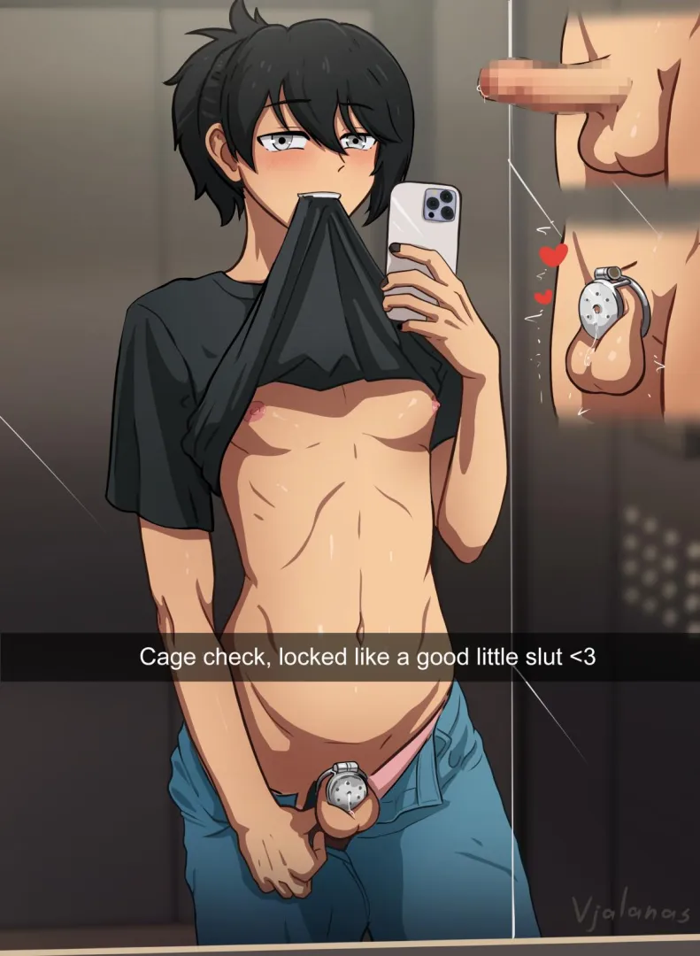 If you saw me like this in the elevator, alone and was showing my pretty little cage... What'll you do~?