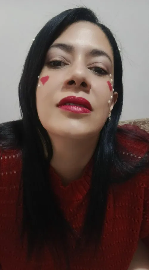 If you're unsure, put on red lipstick.