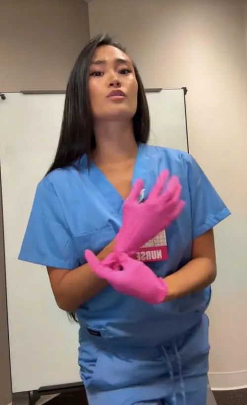 I’ll be the nurse and you can be the doctor ‍⚕️