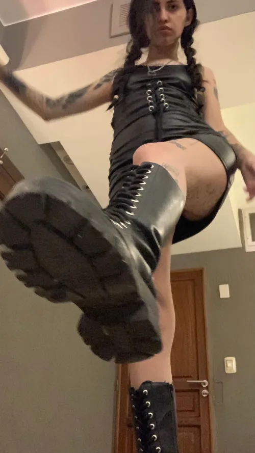I'll step on your little penis and you'll empty your wallet