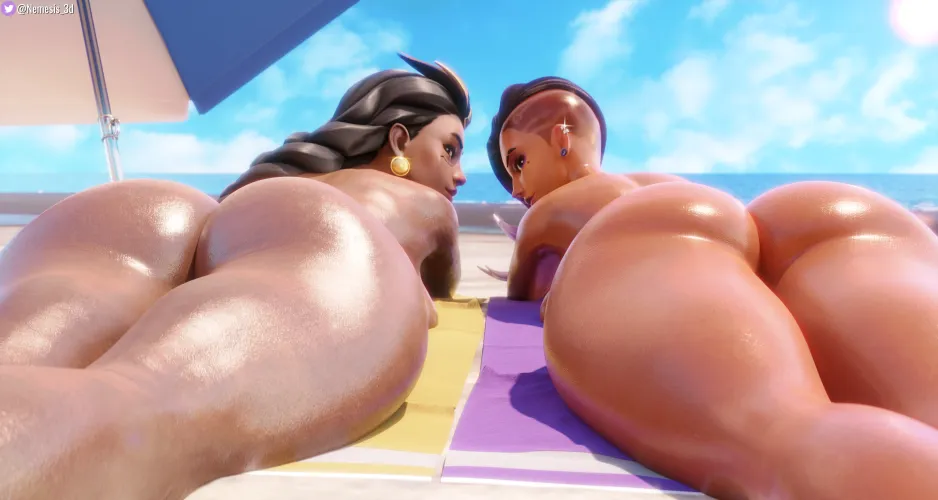 Illari and Sombra (Nemesis_3d)