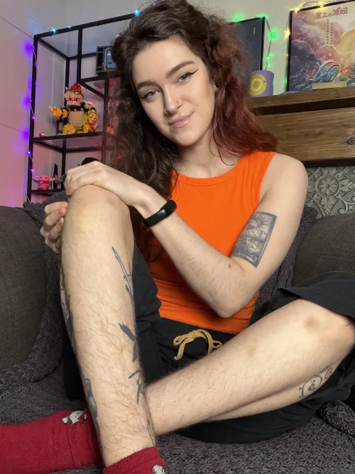 I’m hairy all over :)