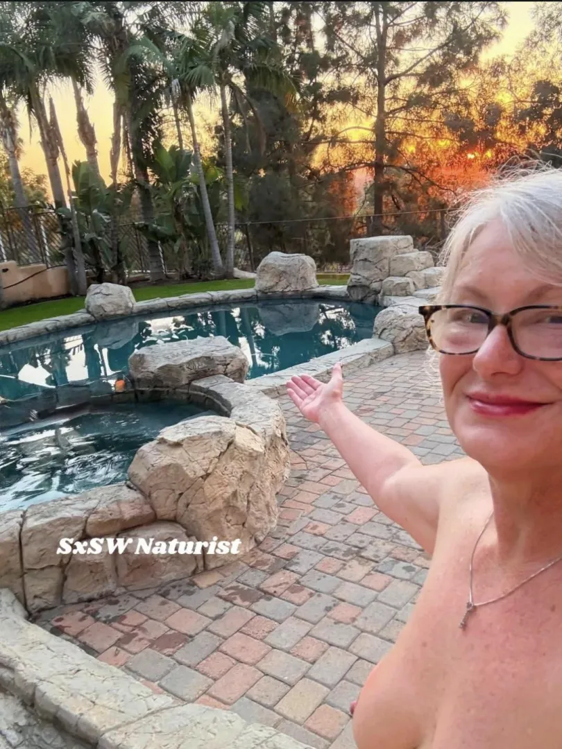 I’m here. I’m naked. I’m fine just like this.