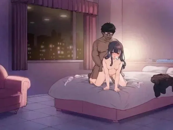 i'm only doing this because i'm being blackmailed! i-i swear i'm not enjoying this...