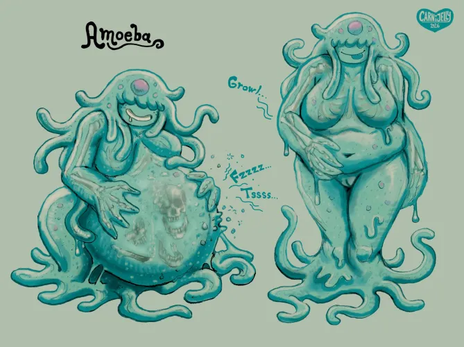 {image} Amoeba (art by me/CarniJelly)