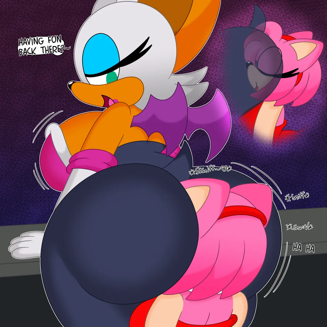 Imagine how it smells through that tight-ass [no pun intended] suit (3blarts)