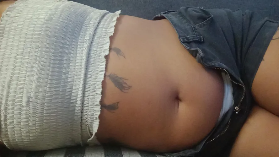 Imagine my belly button filled with your milk